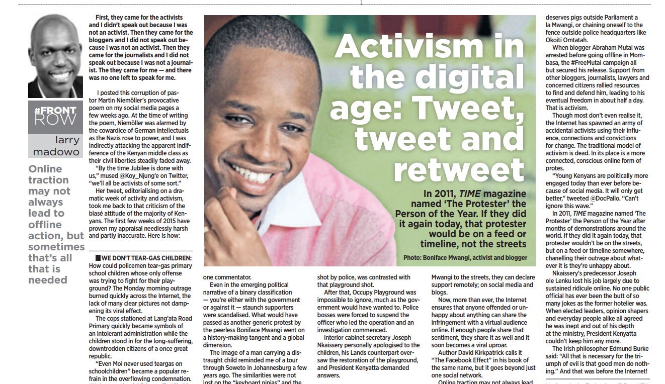 Activism in the Digital Age